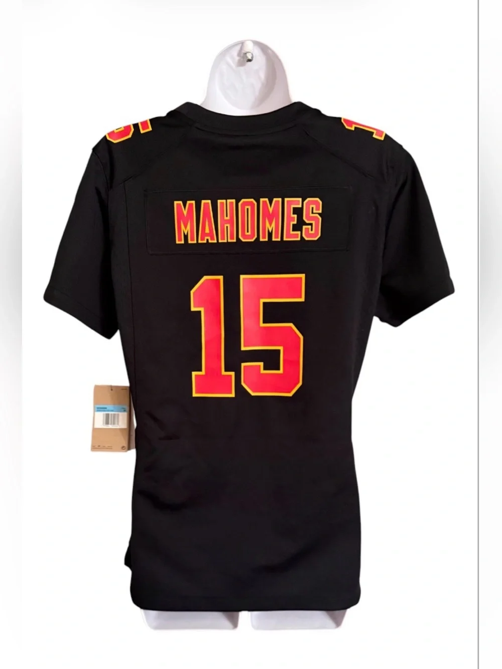 NWT Nike Patrick Mahomes #15 Kansas City Chiefs Black Game Jersey Women’s M